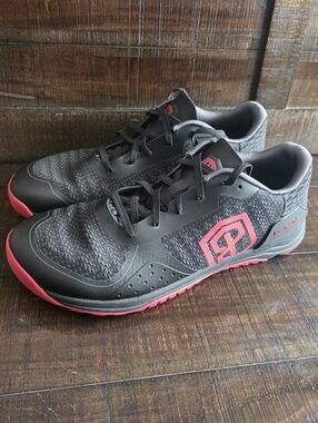 Born Primitive Savage 1 Training Sneakers Trail Running Black/Gray/Red Mens 12.5